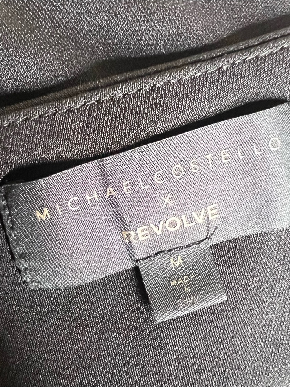 REVOLVE X Michael Costello Black Cutout One Shoulder Dress - Picture 4 of 5